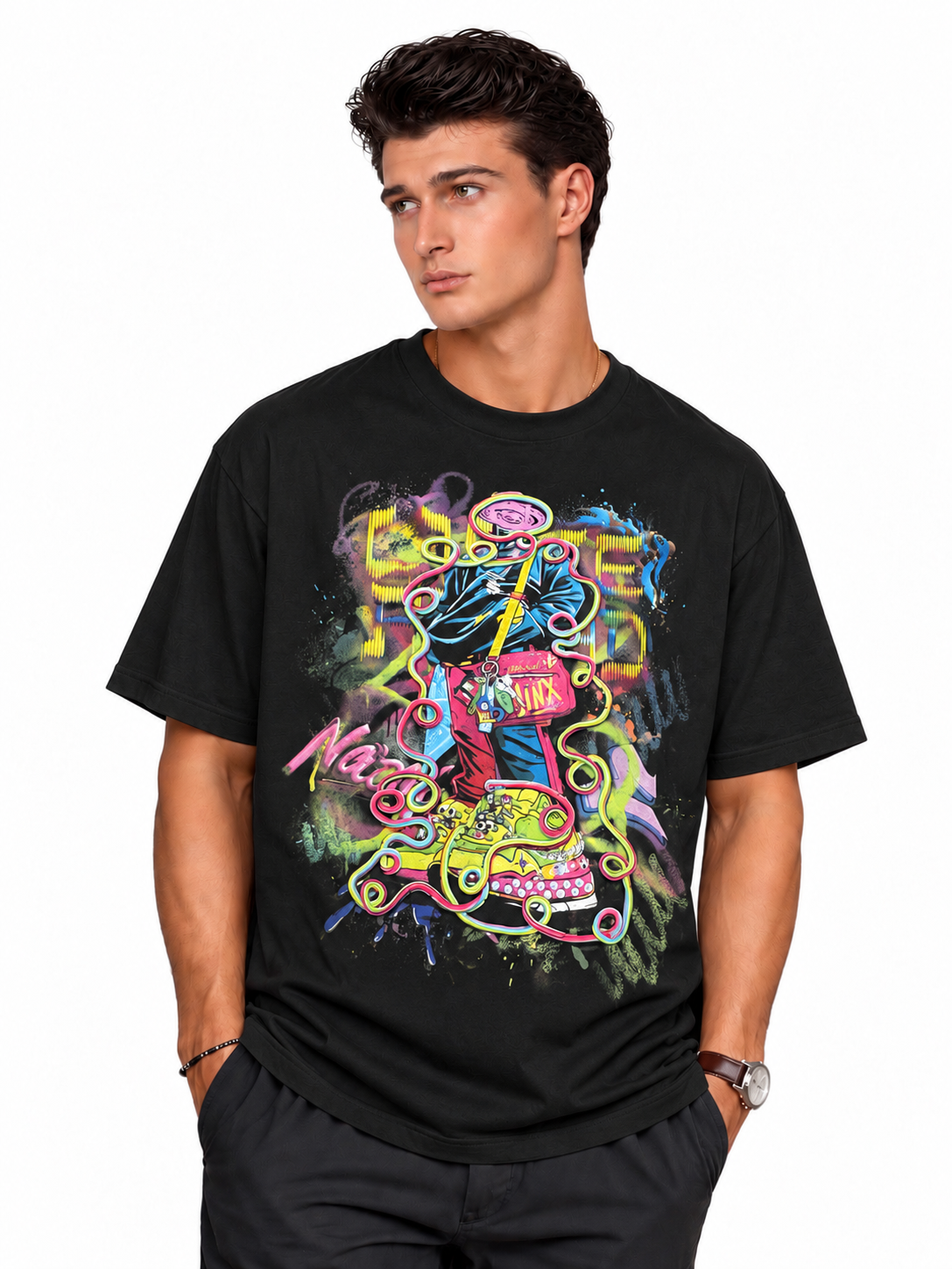 Neon Graphic T-Shirt